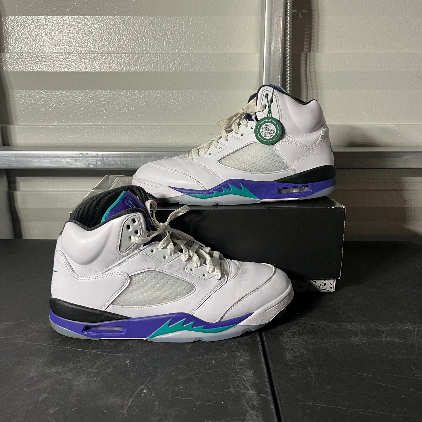 Size 12.5 - AJ 5 Retro Grape