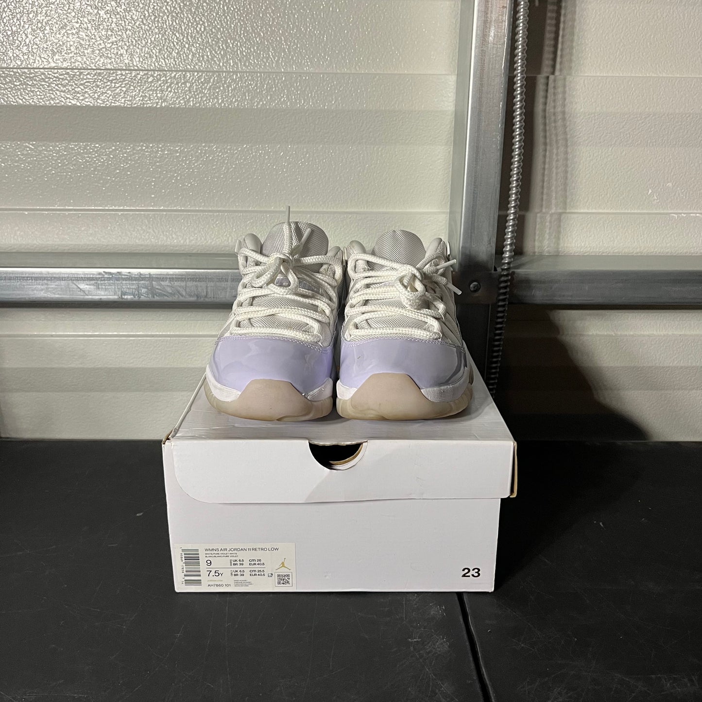 Size 9W - AJ 11 Retro Low Pure Violet