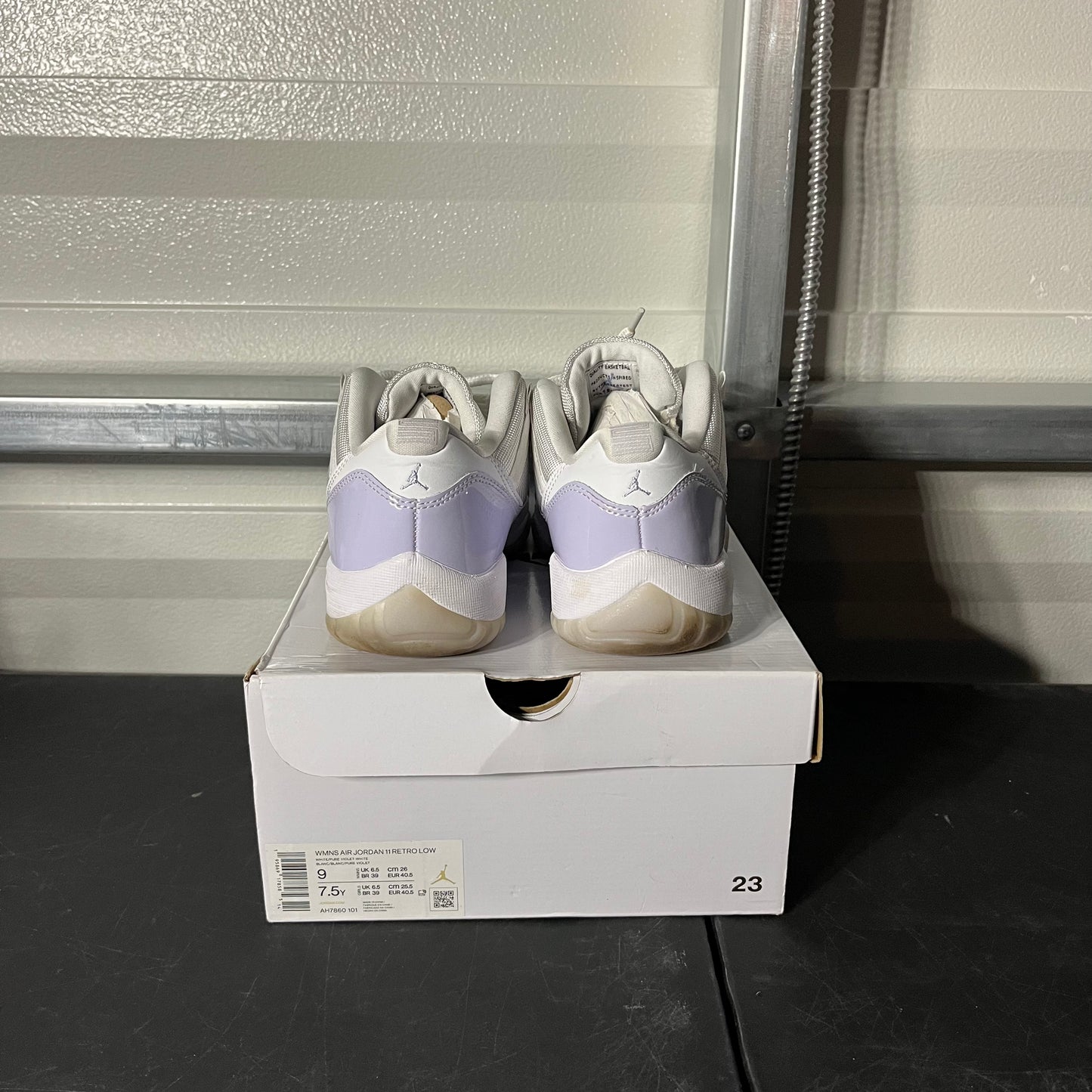 Size 9W - AJ 11 Retro Low Pure Violet