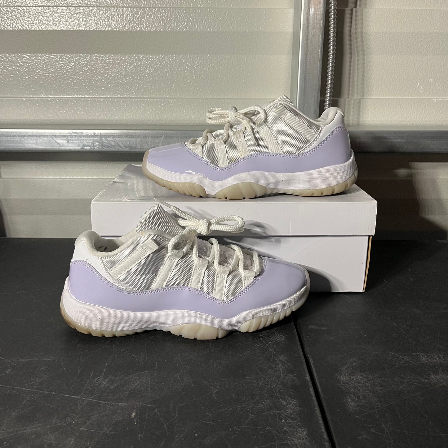 Size 9W - AJ 11 Retro Low Pure Violet