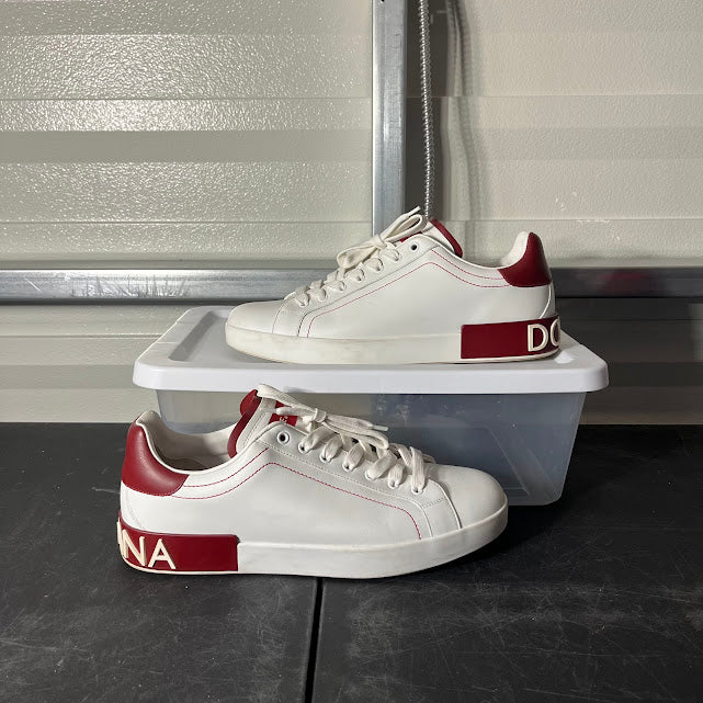 Size 11 - D&G Portofino White Red