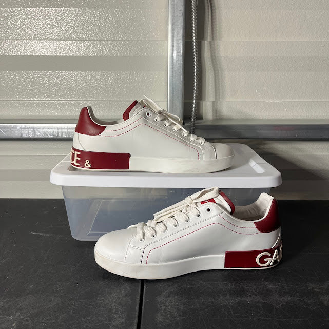 Size 11 - D&G Portofino White Red