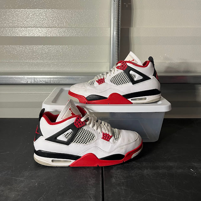 Size 12 - AJ 4 Retro Fire Red