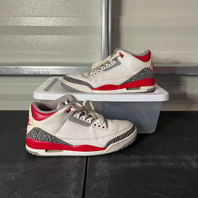 Size 11 - AJ 3 Retro Fire Red