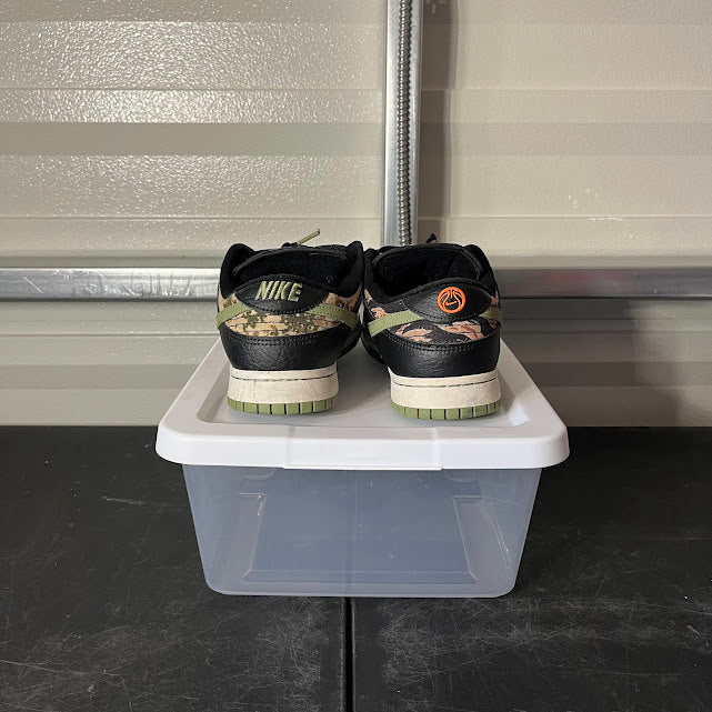 Size 10 - Dunk Low Black Multi-Camo