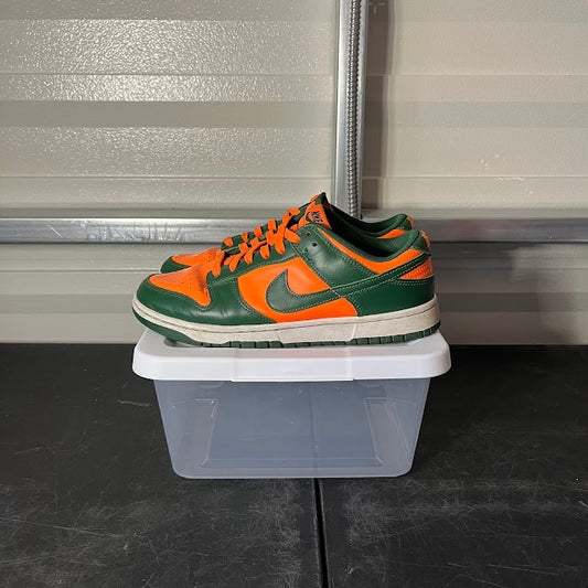 Size 9 - Dunk Low Retro Miami Hurricanes