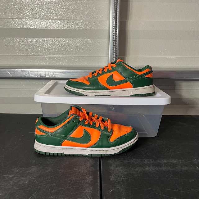 Size 9 - Dunk Low Retro Miami Hurricanes