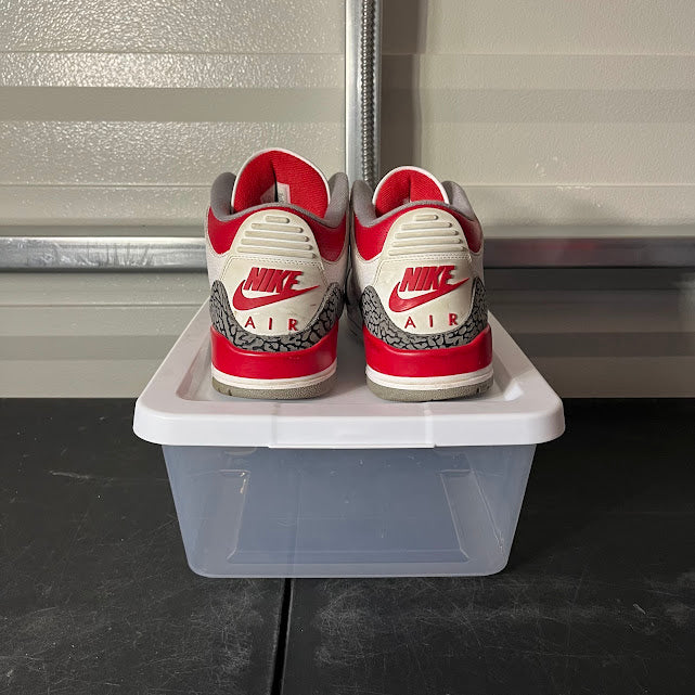 Size 10.5 - AJ 3 Retro Retro Fire Red