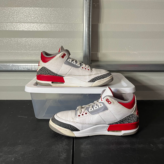 Size 10.5 - AJ 3 Retro Retro Fire Red
