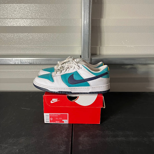Size 9 - Dunk Low Retro Dusty Cactus Thunder Blue