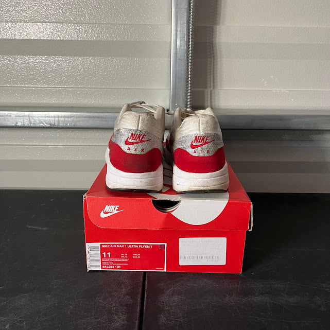 Size 11 - AM 1 Ultra Flyknit University Red