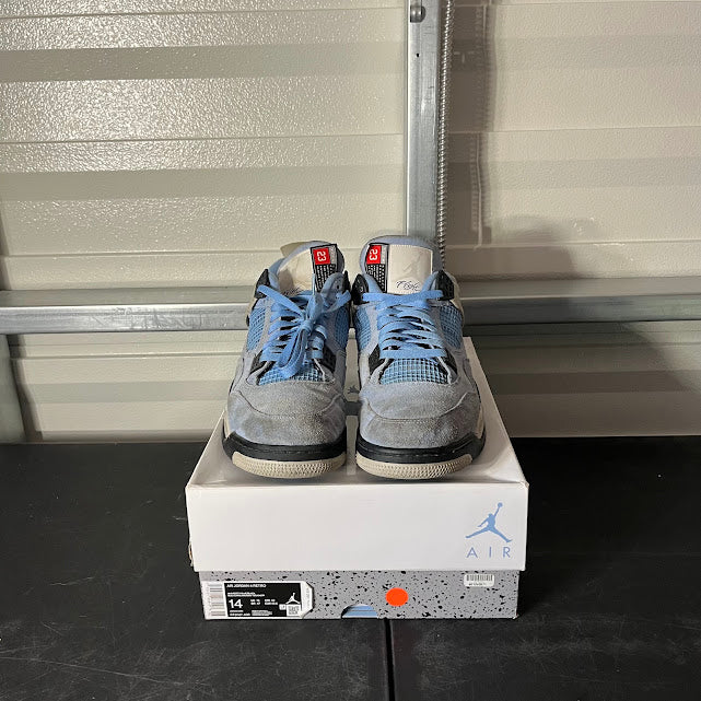 Size 14 - AJ 4 Retro University Blue