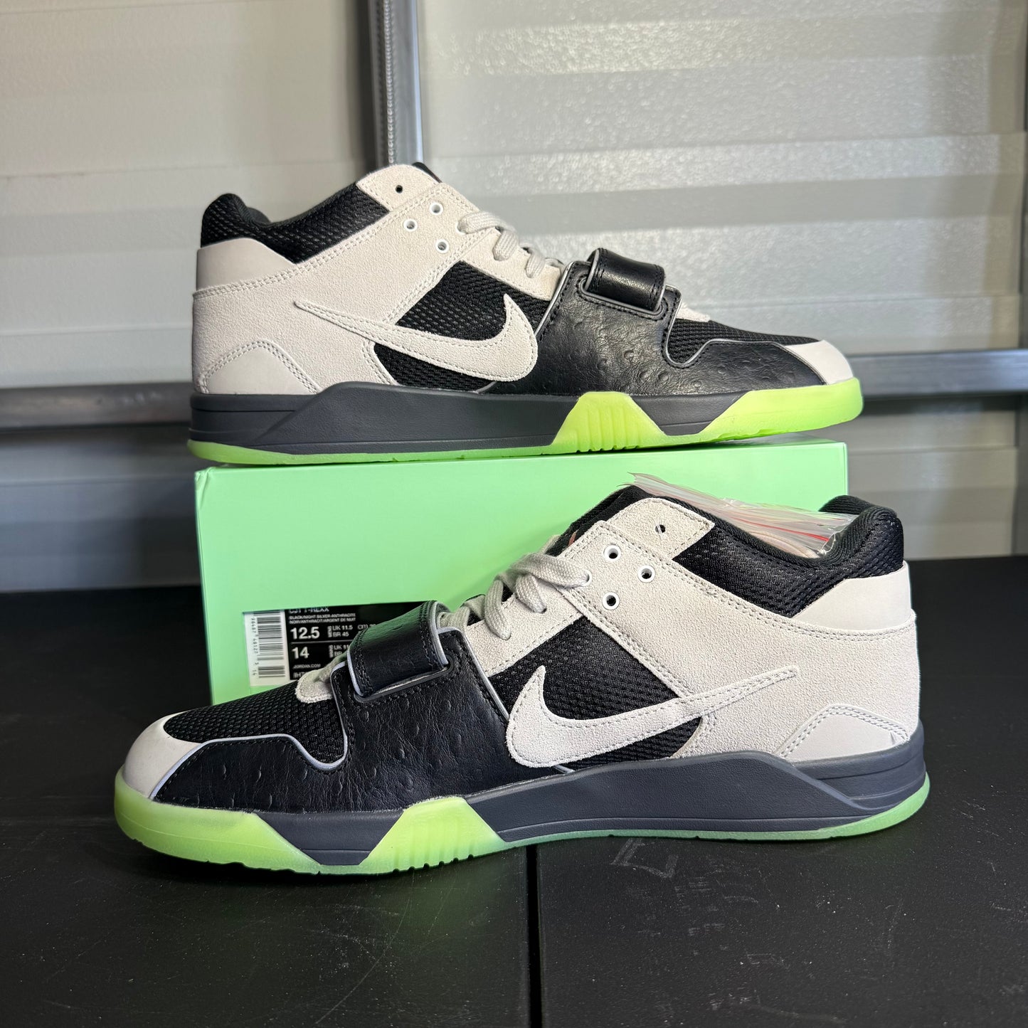 Size 12.5 - AJ Jumpman TR Black Night Silver