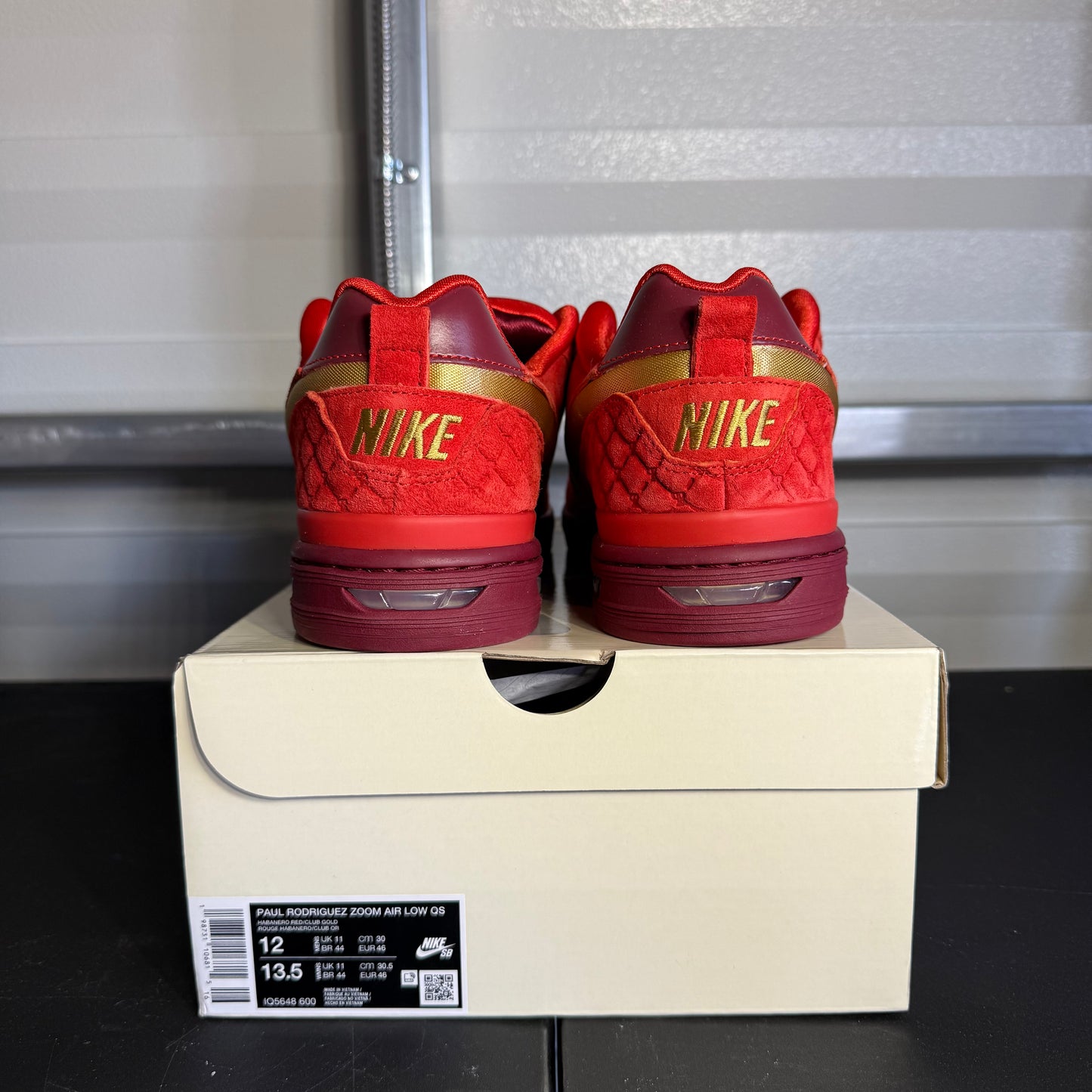 Size 12 - Paul Rodriguez Zoom Air Low Habanero Red