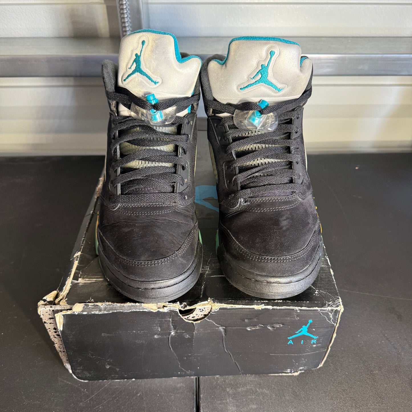 Size 9 - AJ 5 Retro Aqua