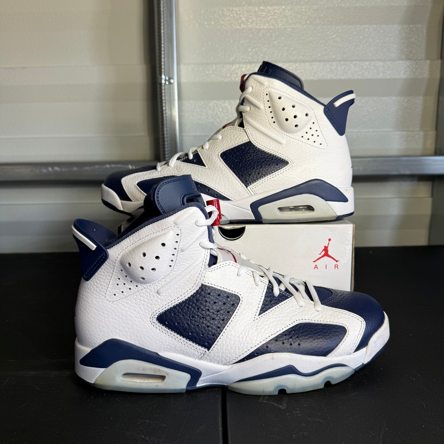 Size 10.5 - AJ 6 Retro Olympic