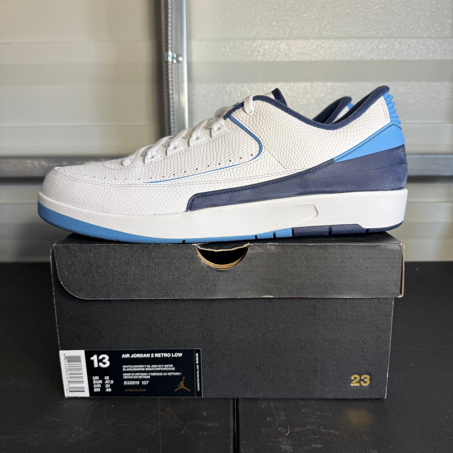 Size 13 - AJ 2 Retro Low Midnight Navy