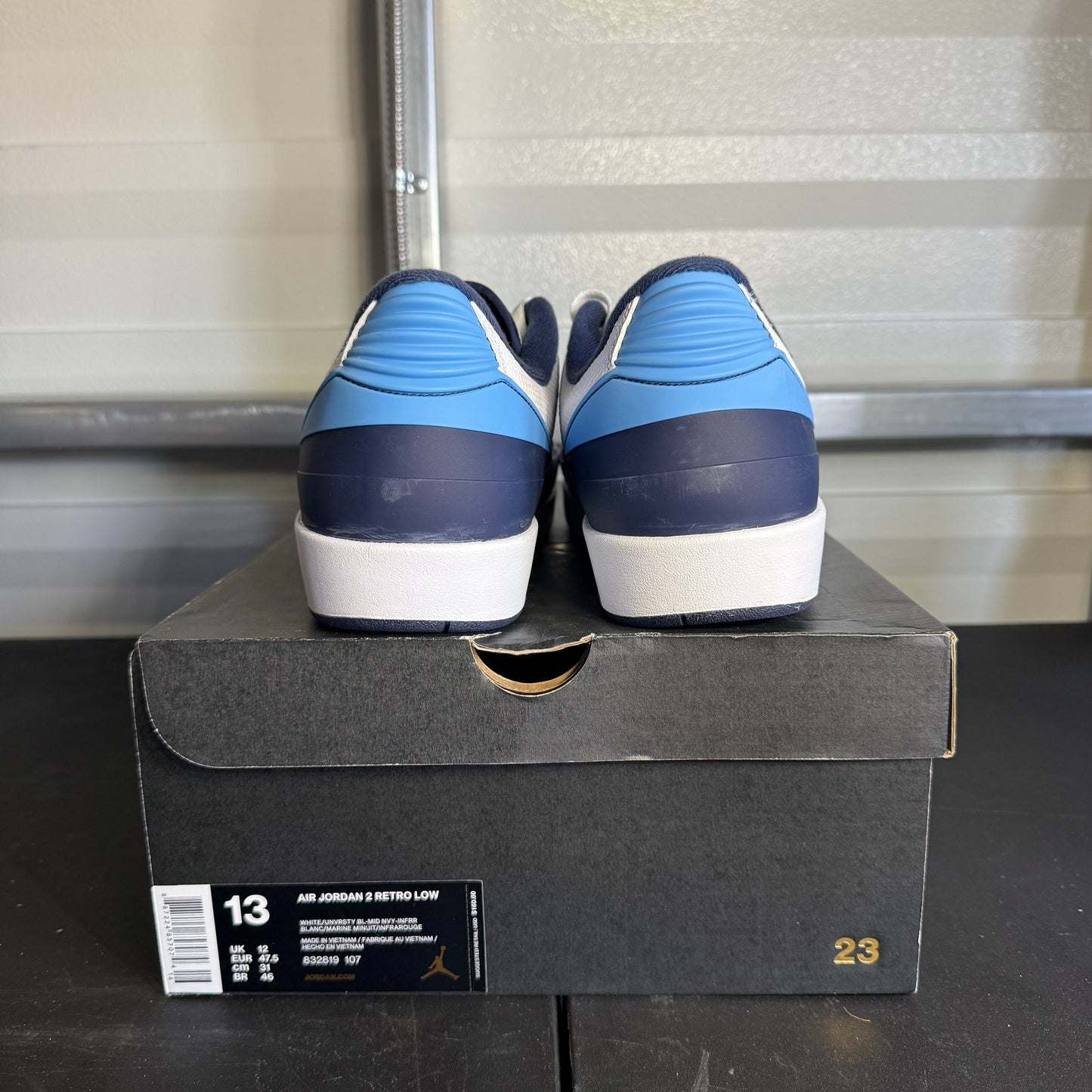 Size 13 - AJ 2 Retro Low Midnight Navy