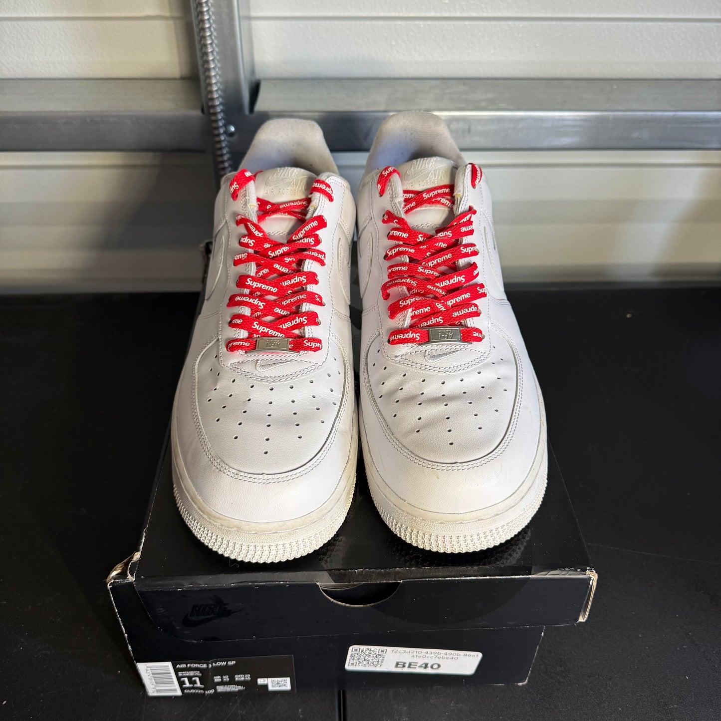 Size 11 - AF 1 Low Supreme White