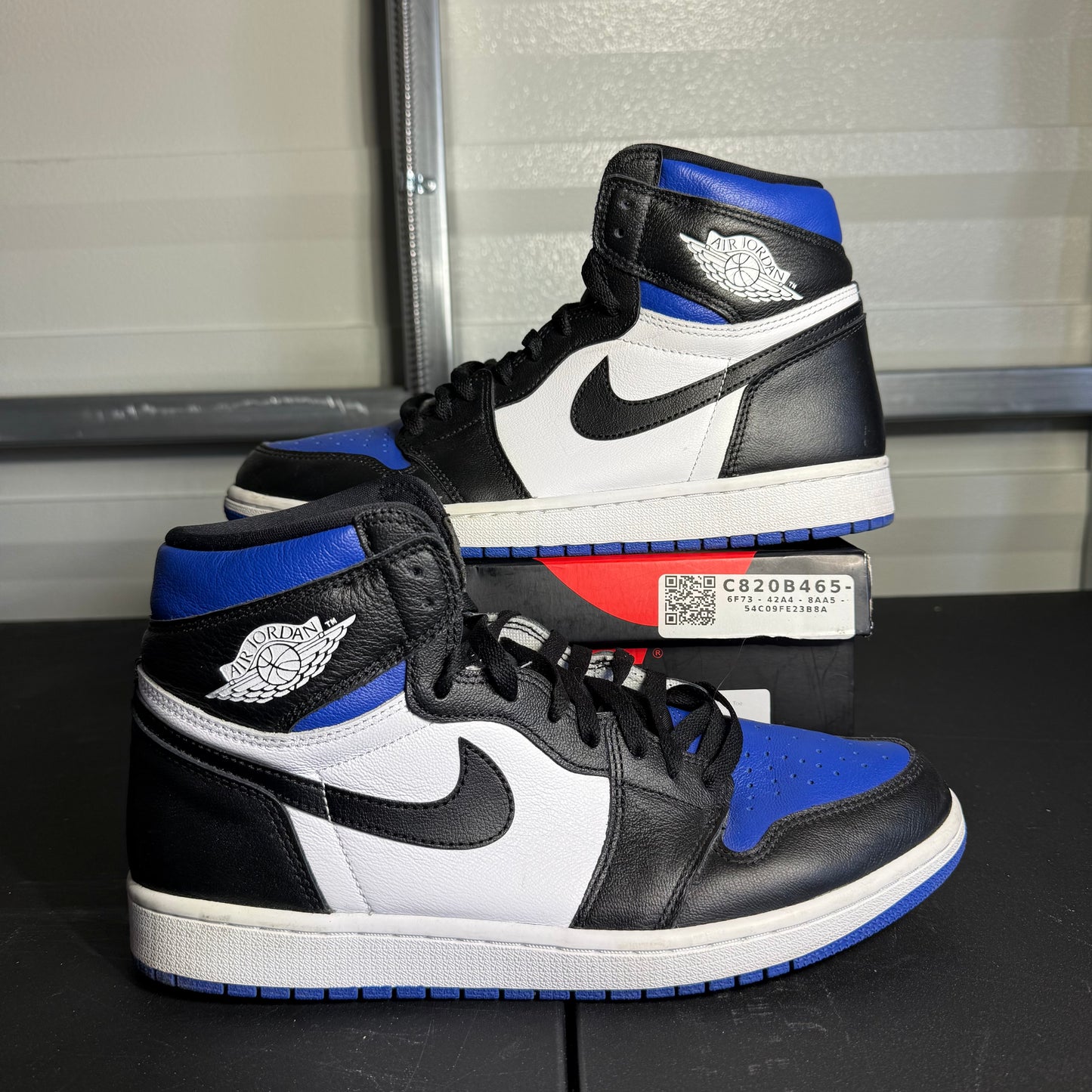 Size 10.5 - AJ 1 Retro High Royal Toe