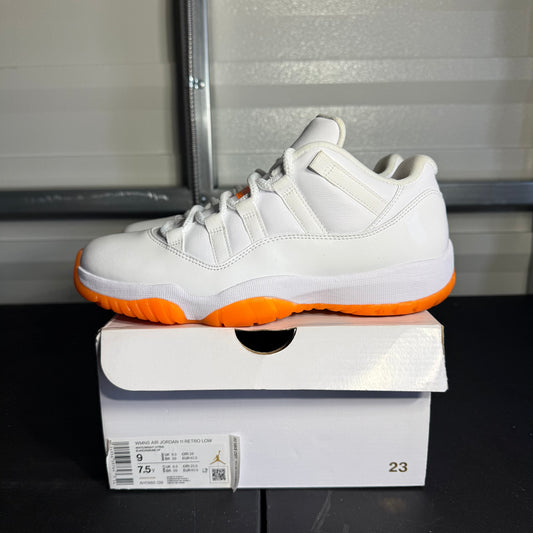 Size 9W - AJ 11 Retro Low Bright Citrus