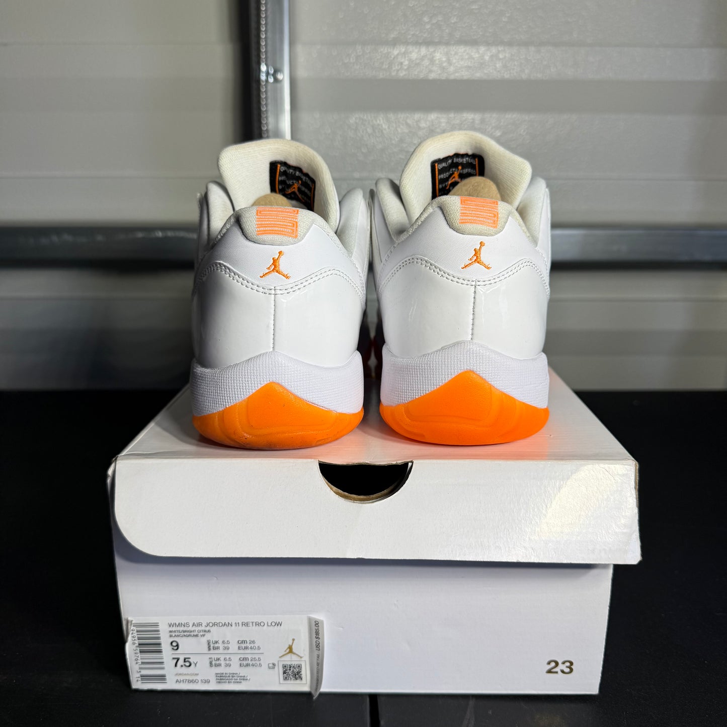 Size 9W - AJ 11 Retro Low Bright Citrus