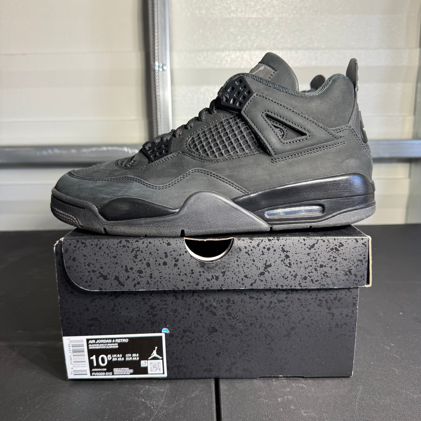 Size 10.5 - AJ 4 Retro Black Cat