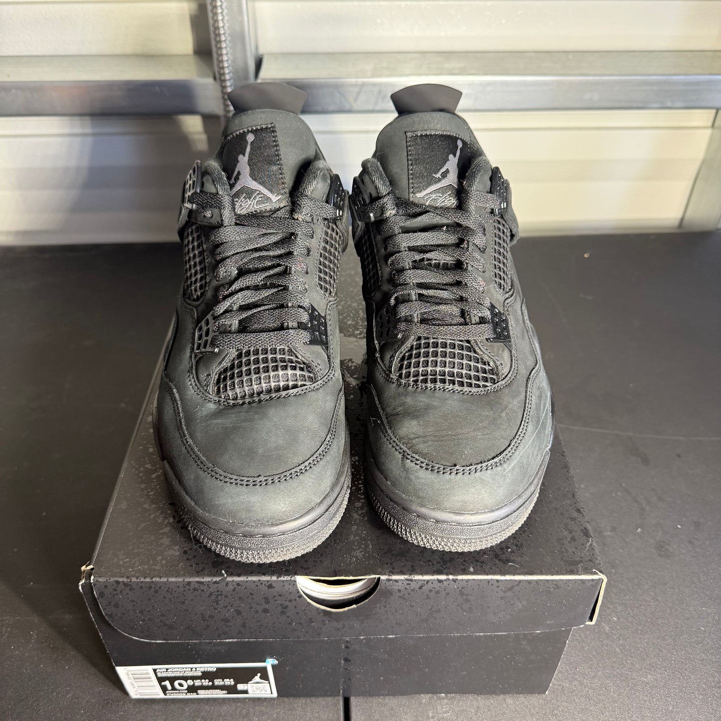 Size 10.5 - AJ 4 Retro Black Cat