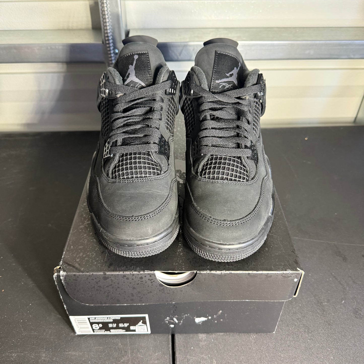 Size 8.5 - AJ 4 Retro Black Cat