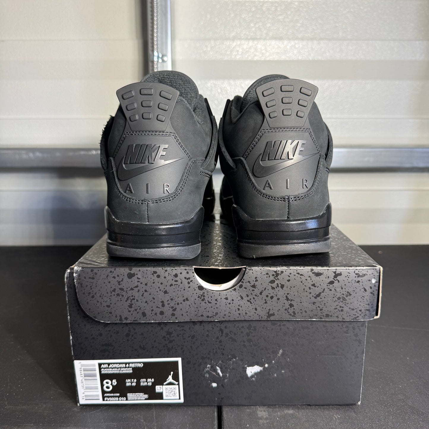 Size 8.5 - AJ 4 Retro Black Cat
