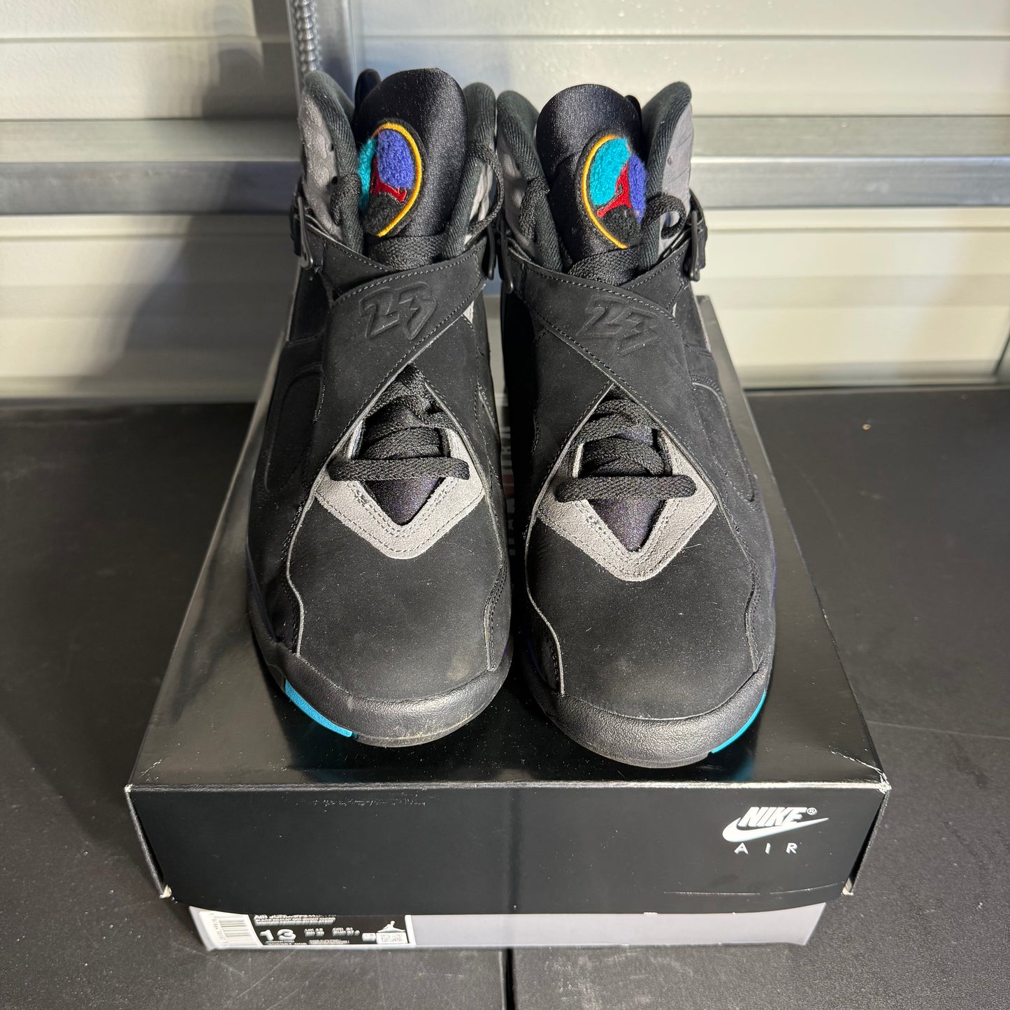 Size 13 - AJ 8 Retro Aqua