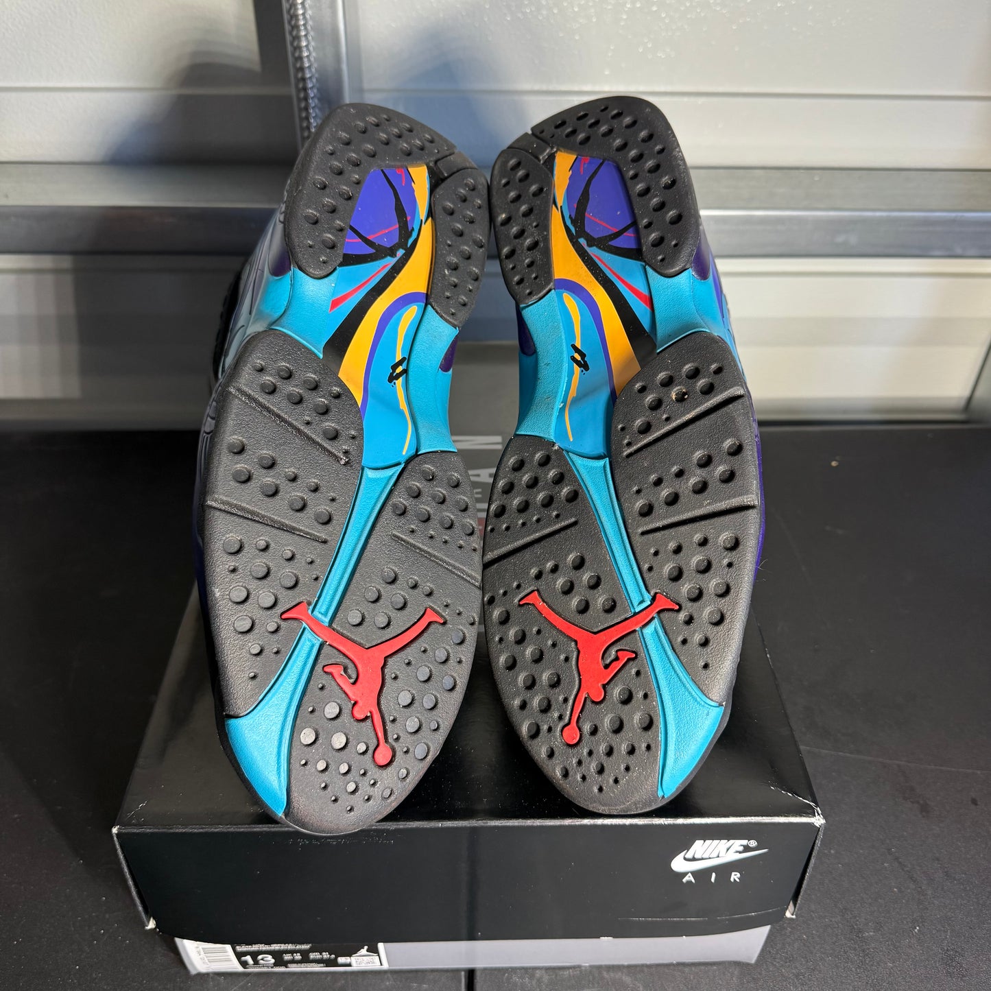 Size 13 - AJ 8 Retro Aqua