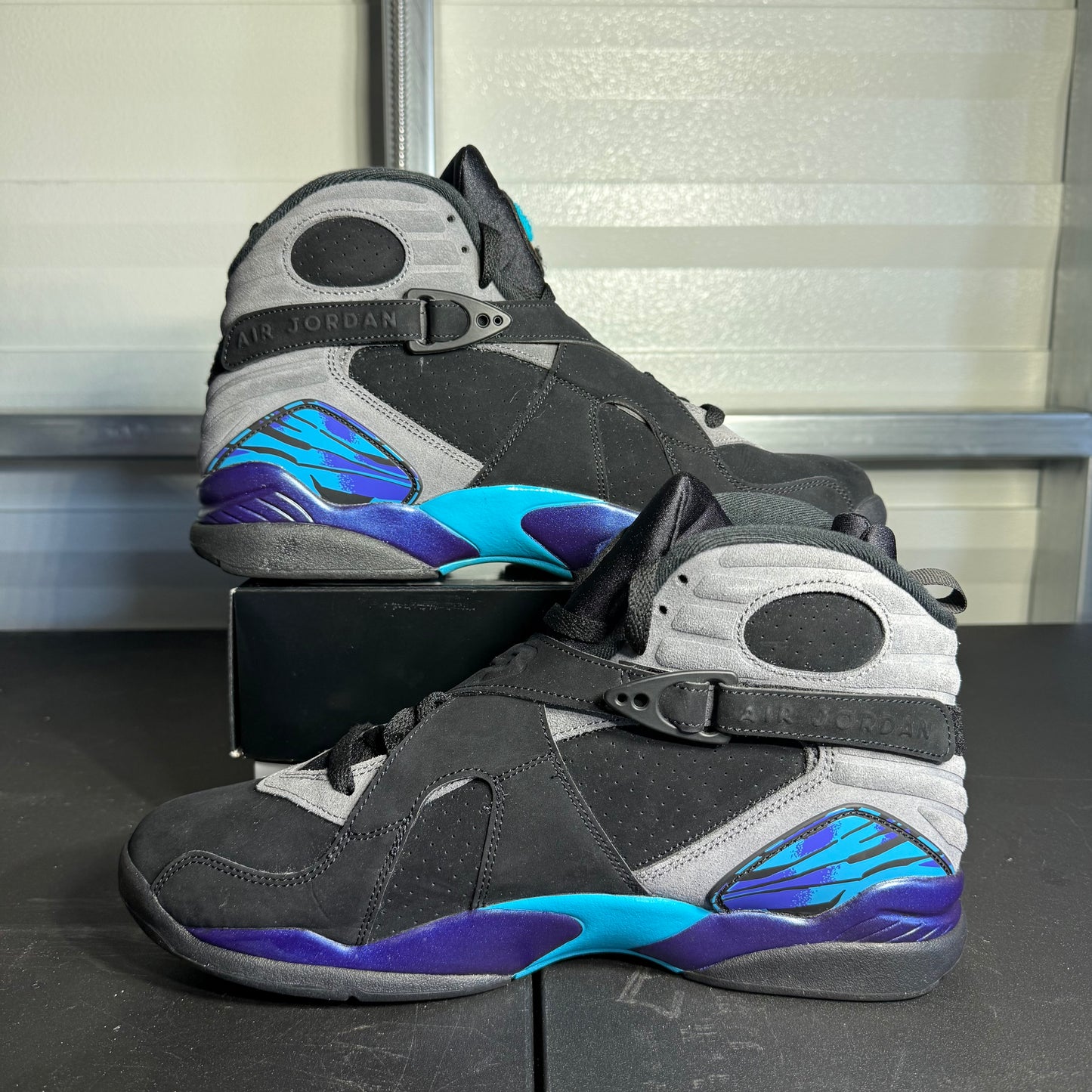 Size 13 - AJ 8 Retro Aqua