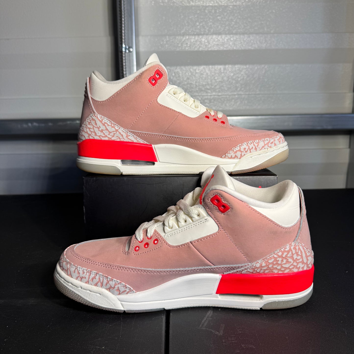 Size 9W - AJ 3 Retro Rust Pink Size