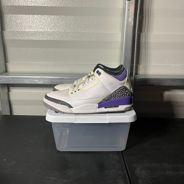 Size 9 - AJ 3 Retro Dark Iris