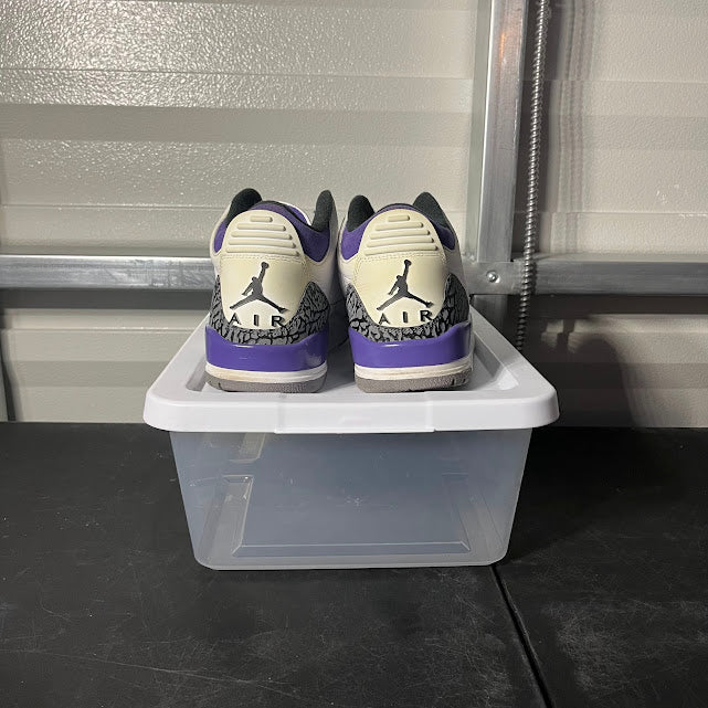 Size 9 - AJ 3 Retro Dark Iris
