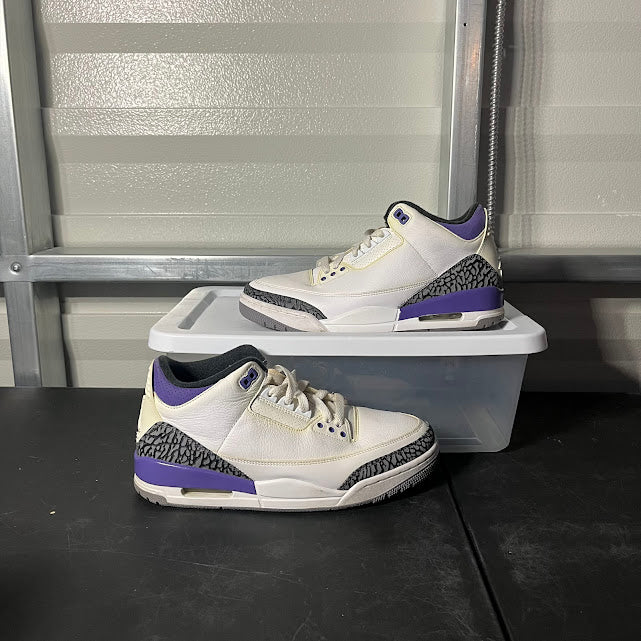 Size 9 - AJ 3 Retro Dark Iris