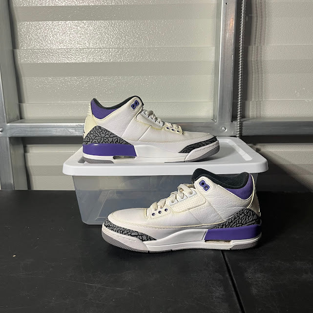 Size 9 - AJ 3 Retro Dark Iris