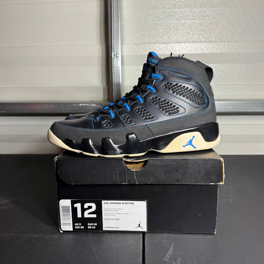 Size 12 - AJ 9 Retro Photo Blue