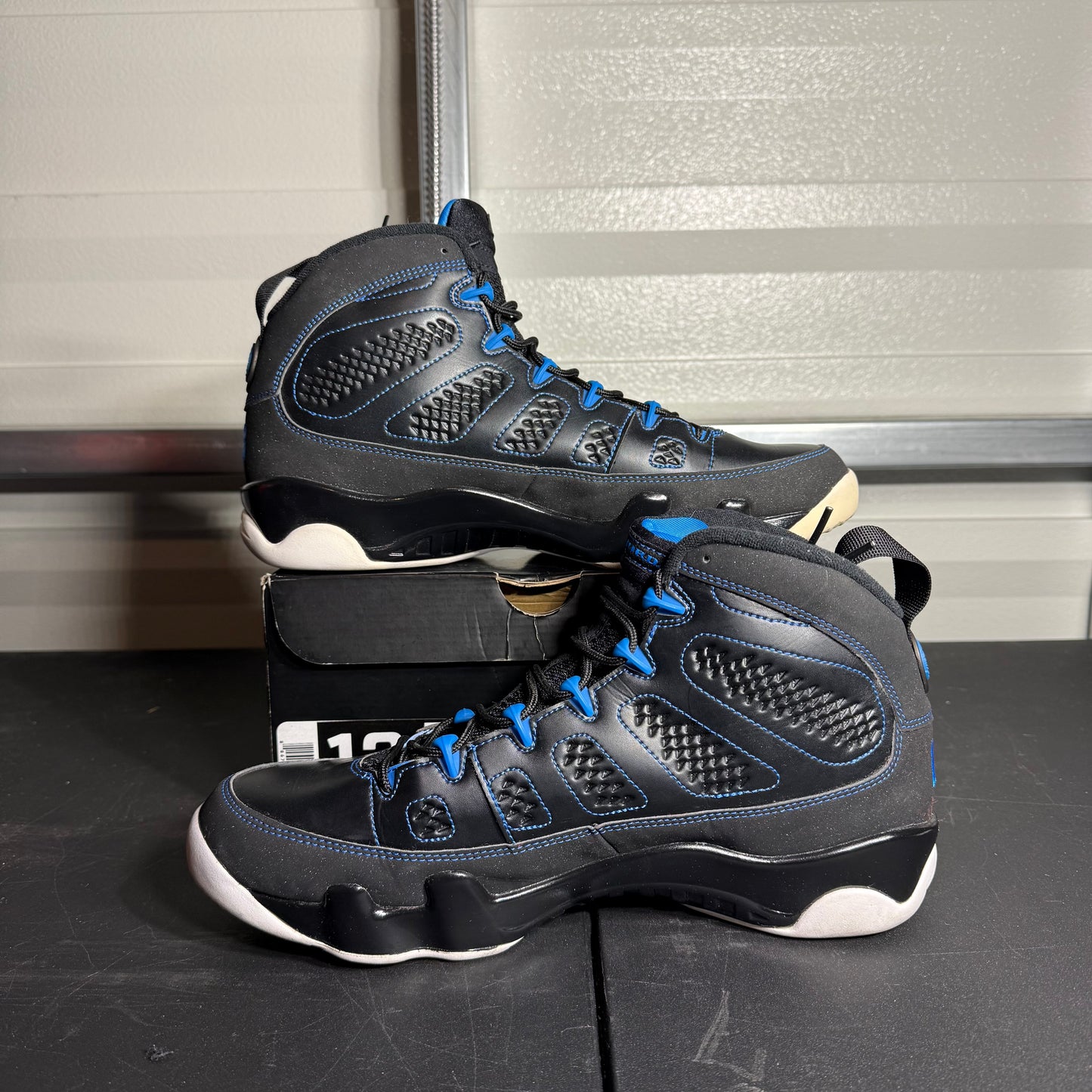 Size 12 - AJ 9 Retro Photo Blue