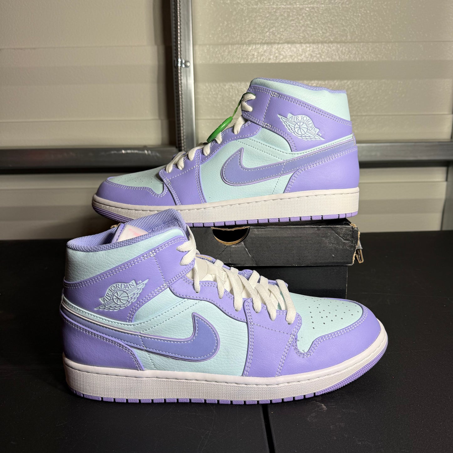 Size 12 - AJ 1 Mid Purple Aqua