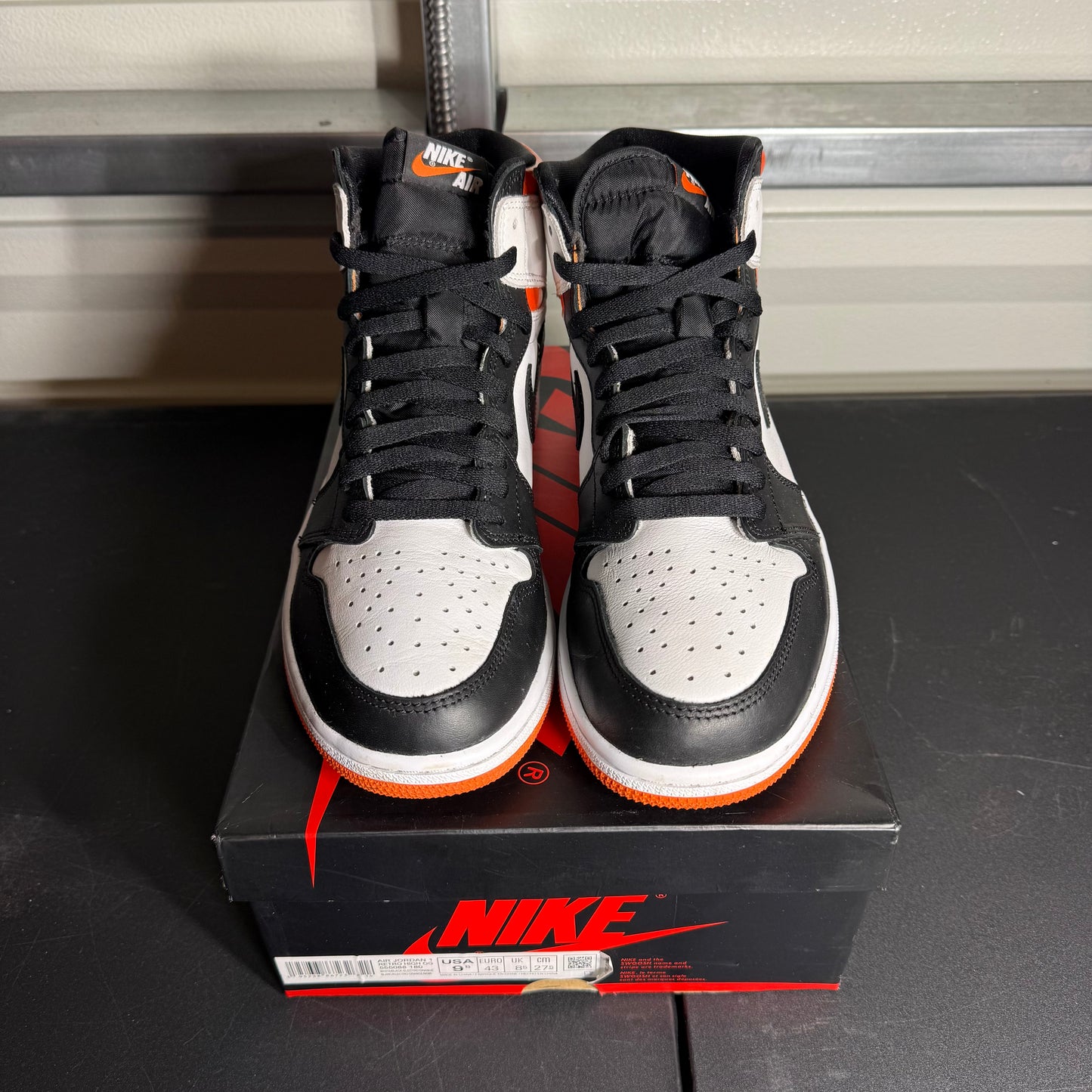 Size 9.5 - AJ 1 Retro High Electro Orange