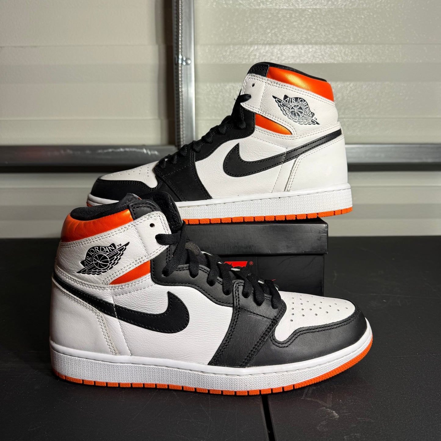 Size 9.5 - AJ 1 Retro High Electro Orange
