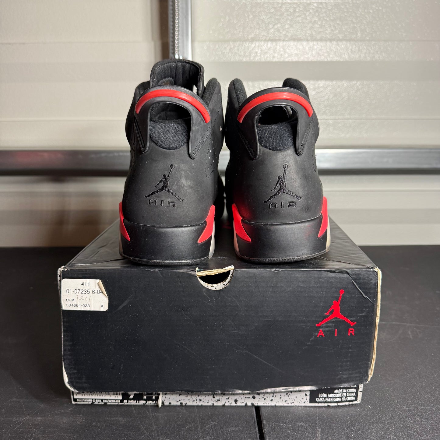 Size 9.5 - AJ 6 Retro Black Infrared