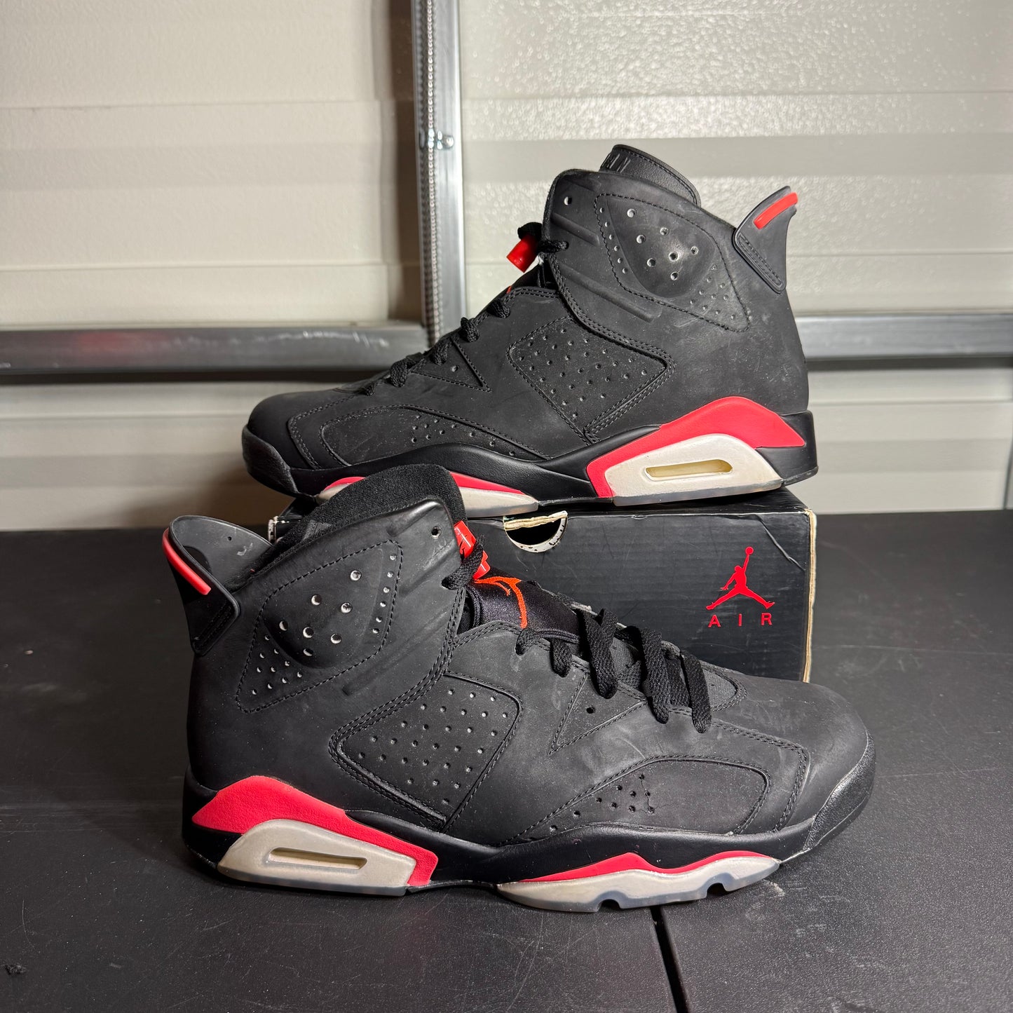 Size 9.5 - AJ 6 Retro Black Infrared