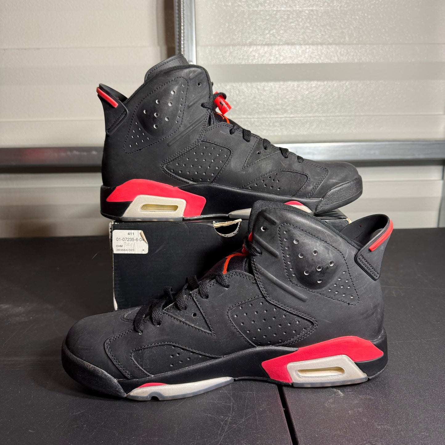 Size 9.5 - AJ 6 Retro Black Infrared