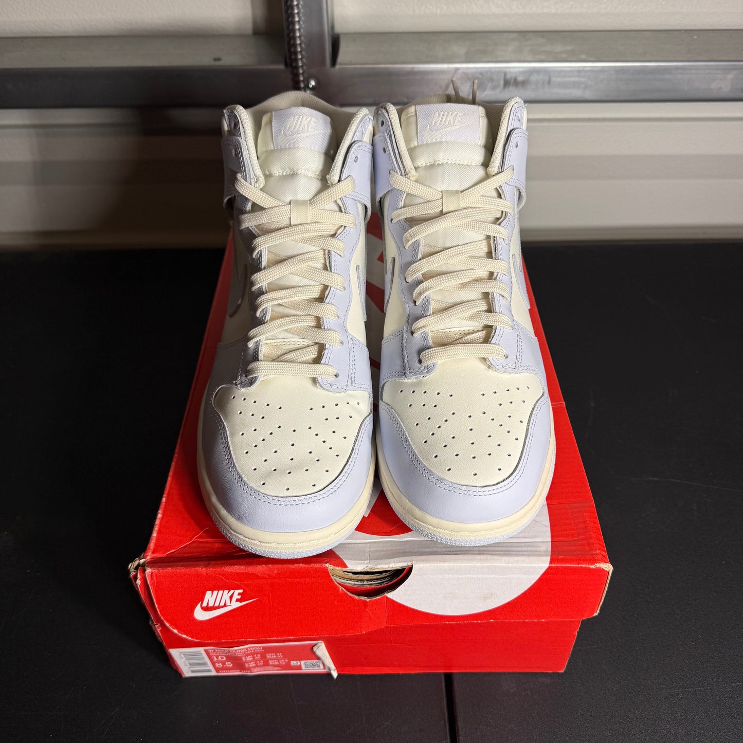 Size 10W - Dunk High Sail Football Grey