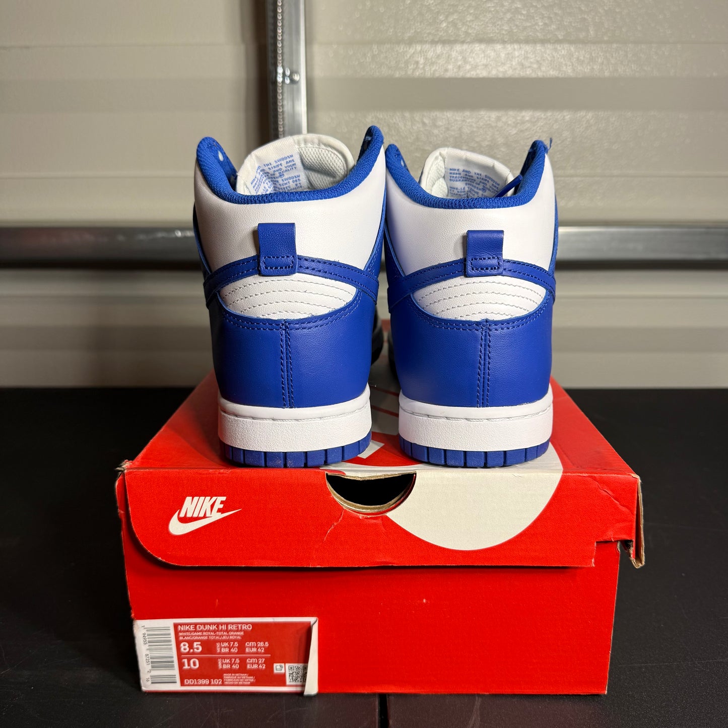 Size 8.5 - Dunk High Game Royal