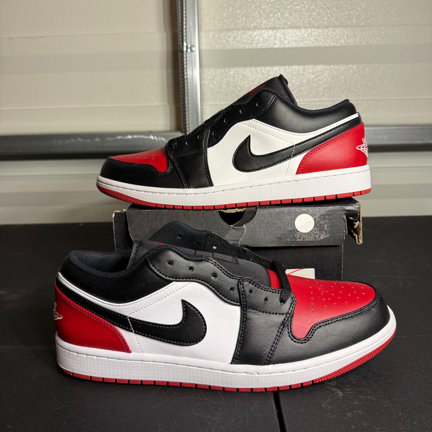 Size 11.5 - AJ 1 Low Bred Toe