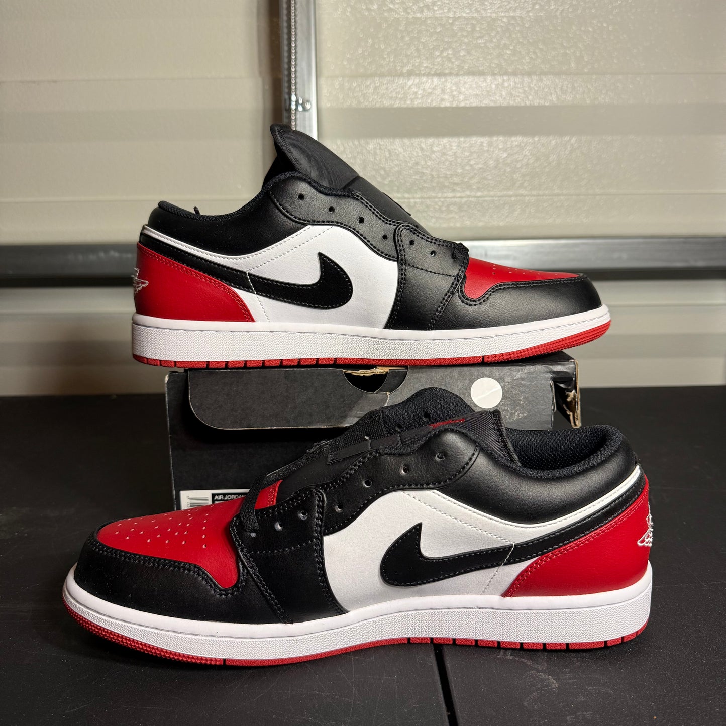 Size 11.5 - AJ 1 Low Bred Toe